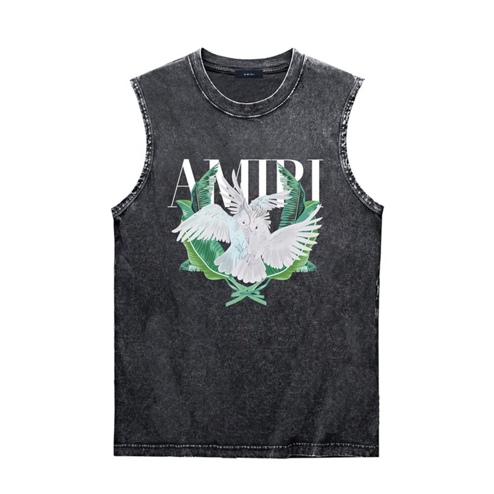 Amiri Retro Dove Sleeveless Tee Vest